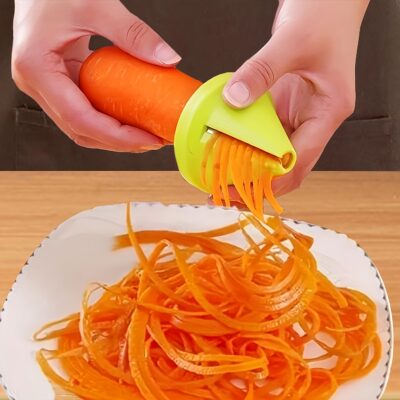 This 1pc Shredder Upgrades Your Kitchen with Its Innovative Multifunctional Conical Design, Perfect for Shredding Carrots And Cucumbers, As Well As Peeling Fruits And Vegetables.