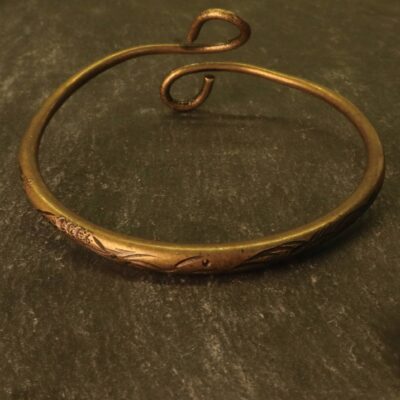 1pc Vintage Copper Adjustable Bracelet, Suitable For Daily And Formal Occasion, Valentine's Day Gift For Men And Women